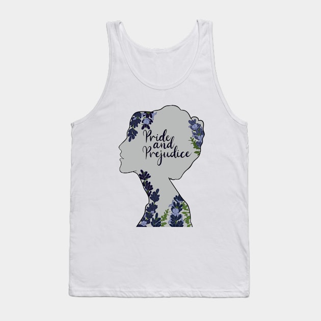 Elizabeth Bennet in Bloom Tank Top by Thelunarwoodco